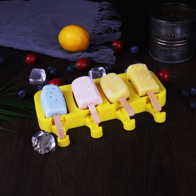 

1pc Ice Cream Mold, Yellow