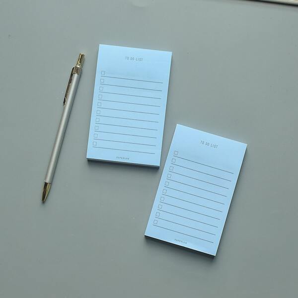

1pc To Do List Sticky Note, Baby blue