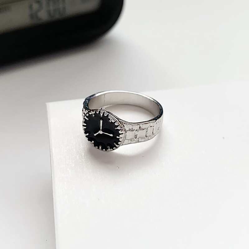 

Watch Design Ring, Silver
