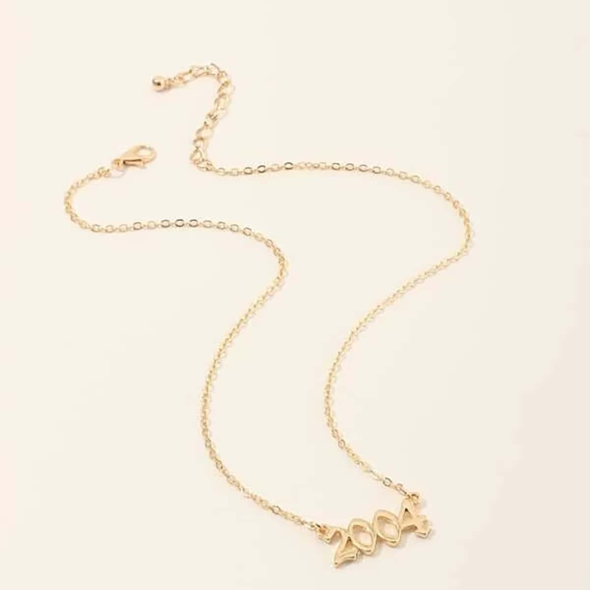 

Letter Pendant Necklace, Gold