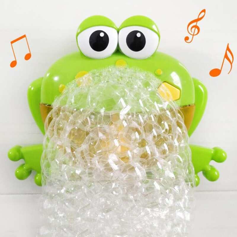 

1pc Cartoon Frog Bubble Maker, Green