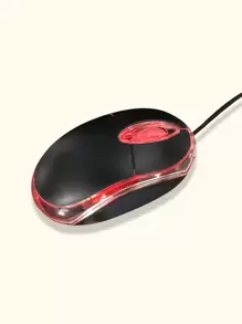 商業有線電腦鼠標,遊戲滑鼠 - 黑色 - 查看 2