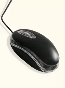 商業有線電腦鼠標,遊戲滑鼠 - 黑色 - 查看 3