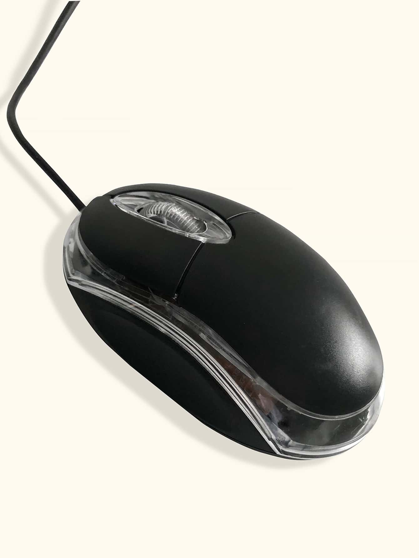 商業有線電腦鼠標,遊戲滑鼠 - 黑色 - 查看 3