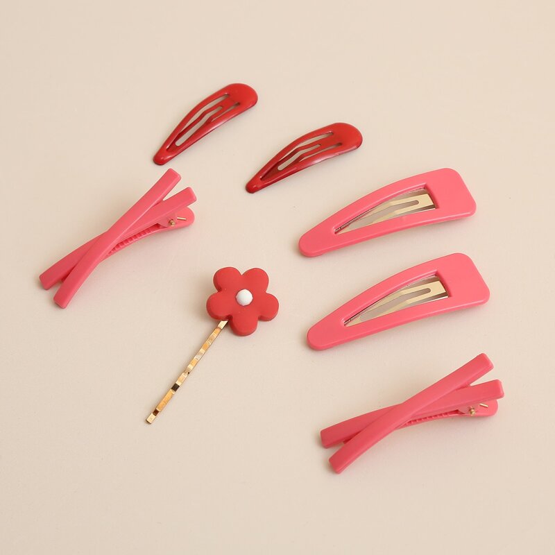 

7pcs Random Flower Hair Clip, Multicolor