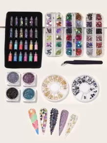 11入組美甲裝飾套裝 - 彩色 - 查看 1