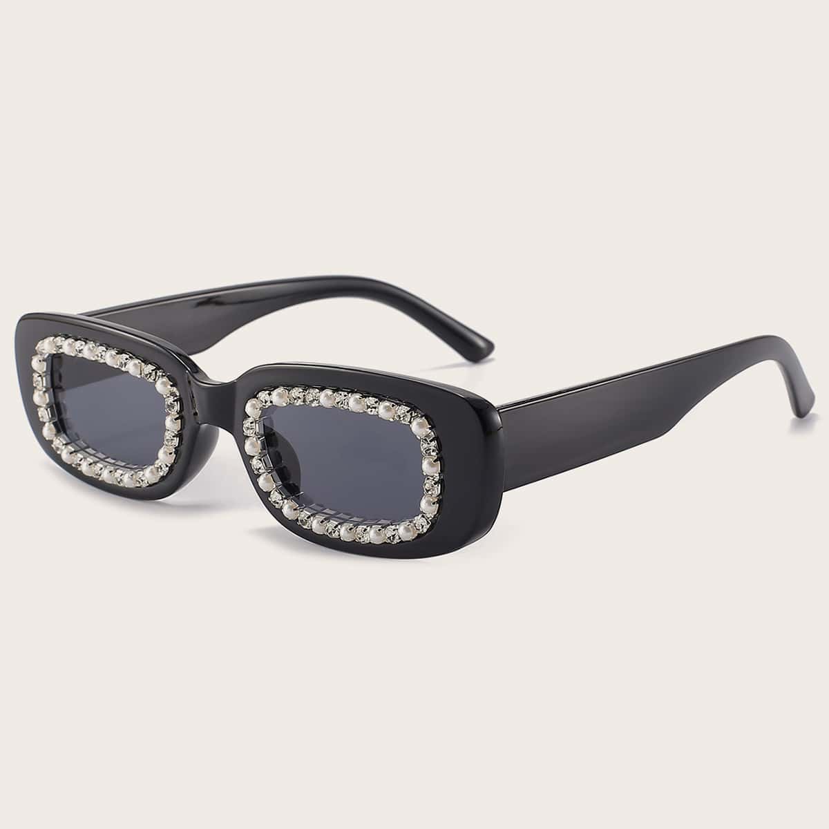 

Faux Pearl Decor Sunglasses