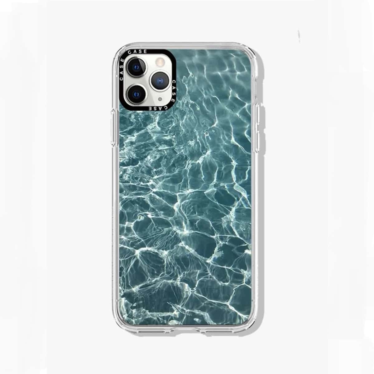 

Sea Surface Phone Case, Teal blue