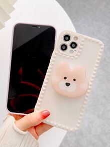 Vỏ điện thoại chắc chắn với giá đỡ điện thoại bật lên - Màu be - Xem 5