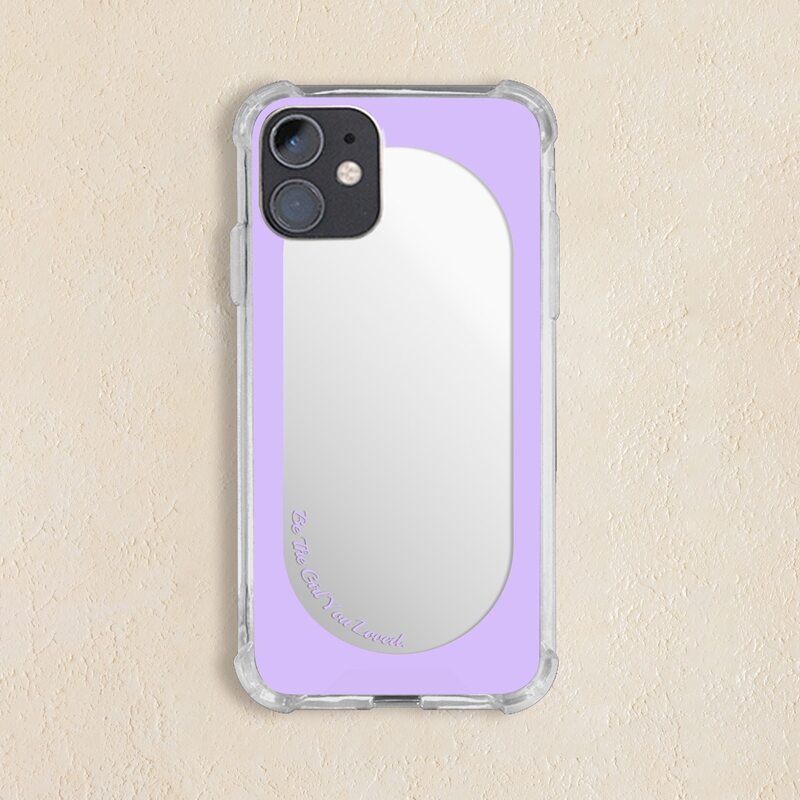 

Geo Mirror Phone Case, Purple