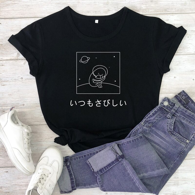 

Cartoon Graphic Tee, Black