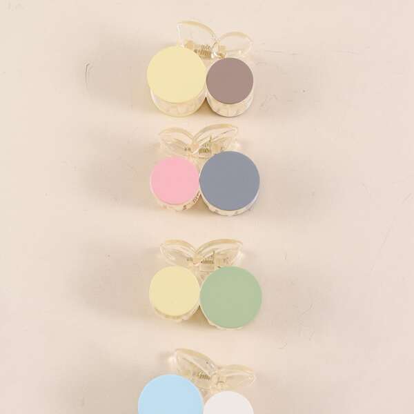 

4pcs Cherry Design Hair Claw, Multicolor