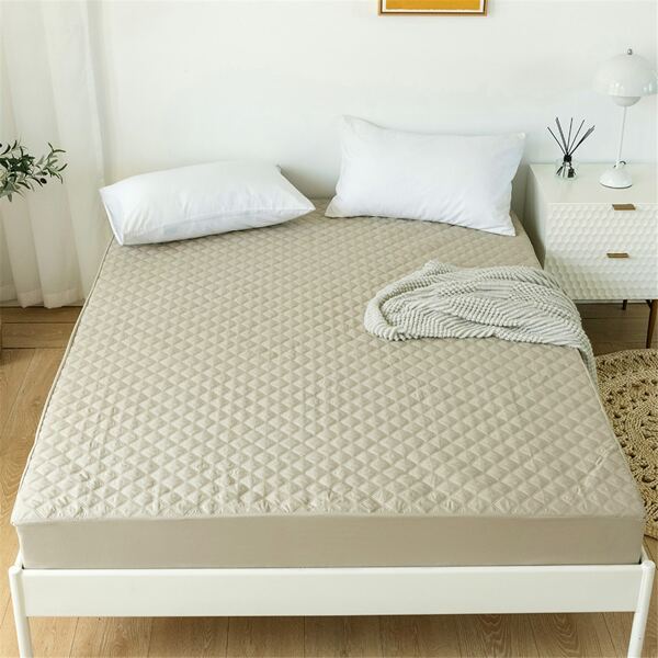 

Solid Color Fitted Sheet, Khaki