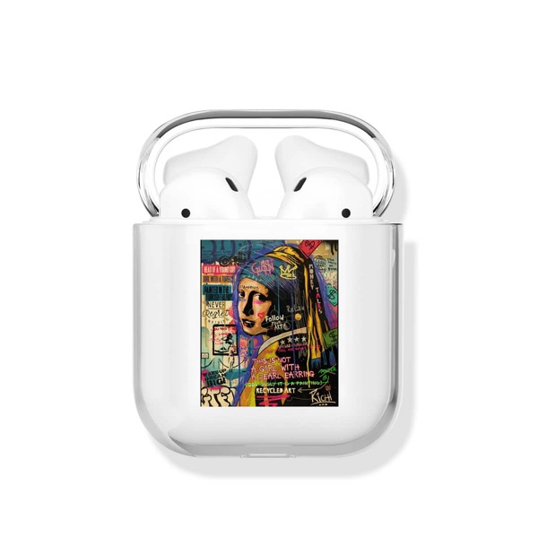 

Figure Graphic Clear Case For Airpods, Multicolor