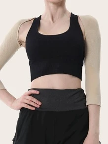 Sun Protective Anti UV Body Shaping Arm Sleeve - Beige - View 2