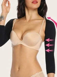 Manga protectora solar con protección anti-UV para moldear el Body de los brazos - Negro - Ver 4