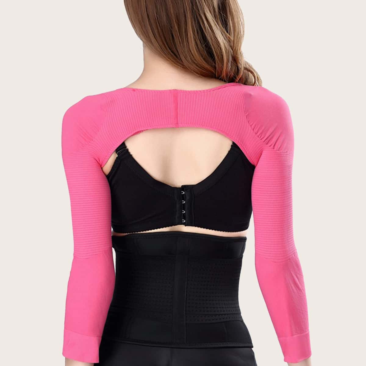

Body Shaping Arm Sleeve, Pink
