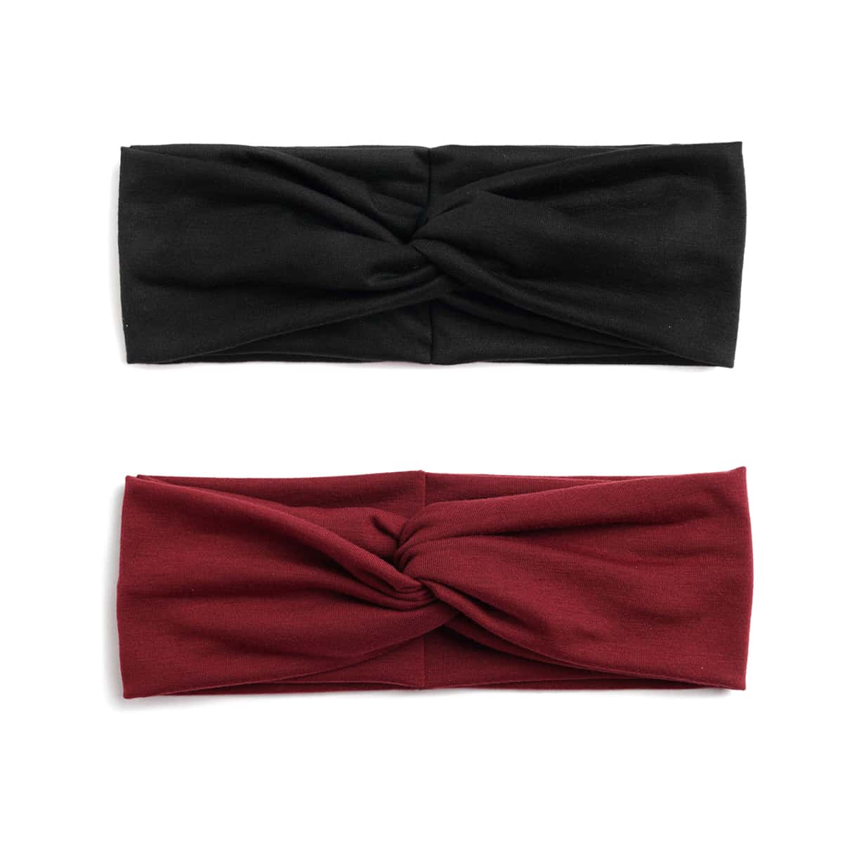 

2pcs Twist Hair Band, Multicolor