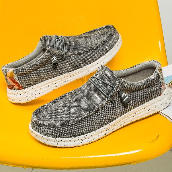 

Men Lace-up Front Loafers, Dark grey