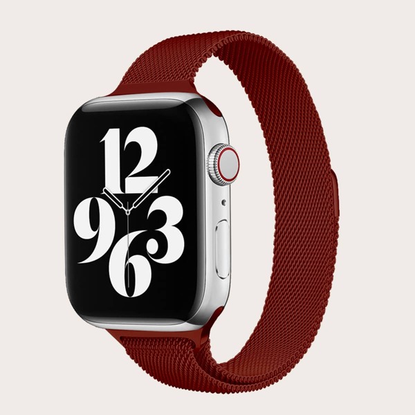 

Magnetic Clasps Watchband For iWatch, Burgundy