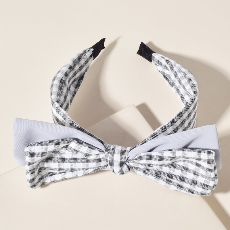 

Bow Plaid Headband, Multicolor