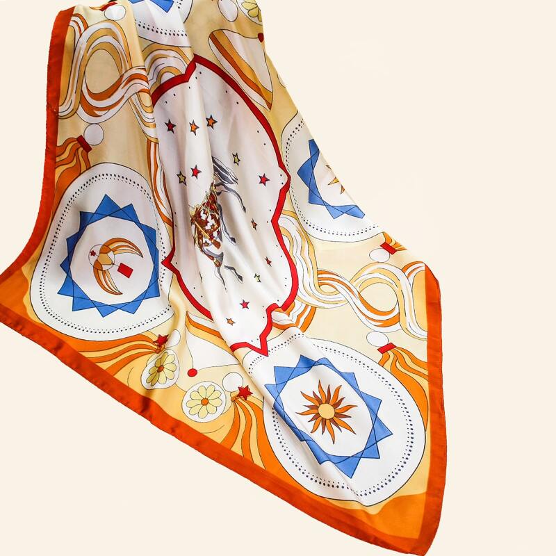 

Star & Moon Pattern Bandana, Multicolor