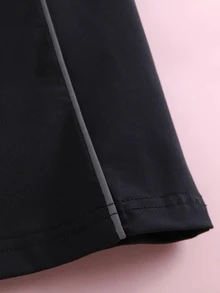 小女童字母圖案吊帶洋裝