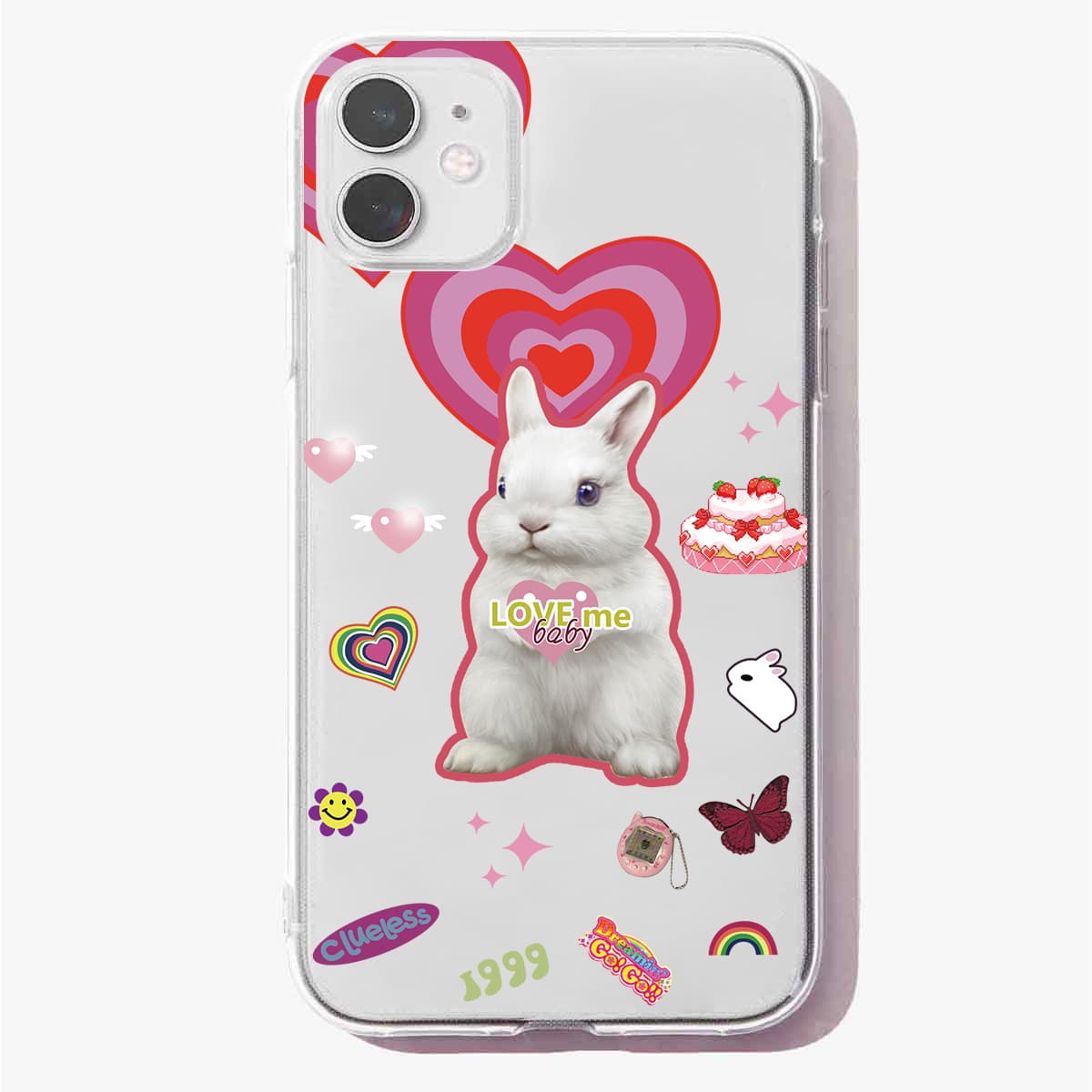 

Rabbit Print Phone Case, Multicolor