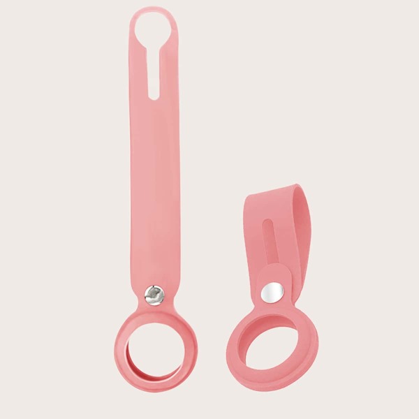 

Silicone Case & Keychain For Apple Airtag, Pink