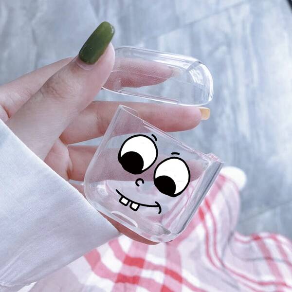 

Cartoon Graphic Clear Case For Airpods