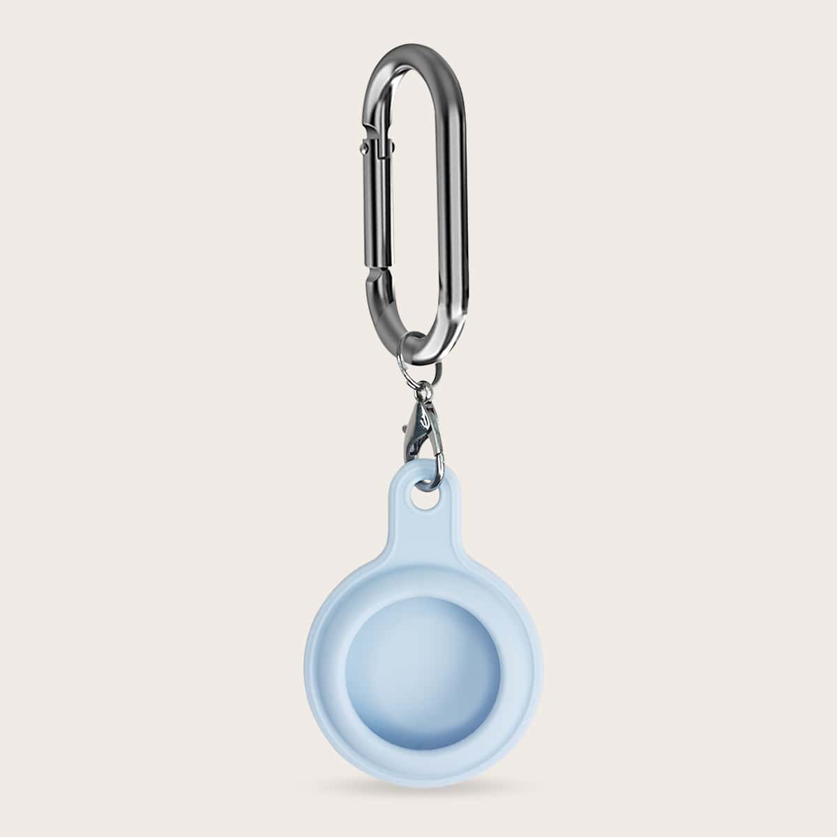 

Silicone Case & Hook For Apple Airtag, Baby blue