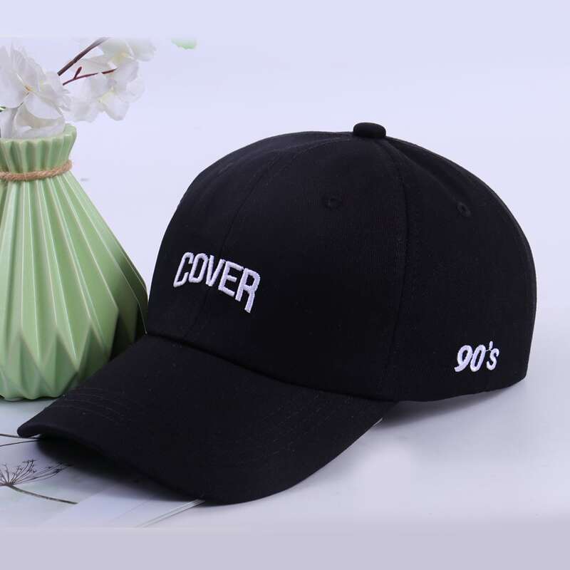 

Guys Letter Embroidery Baseball Cap, Black