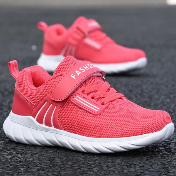 

Girls Velcro Strap Sneakers, Pink