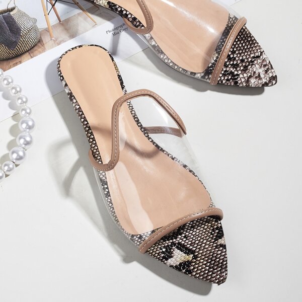 

Clear Slide Sandals