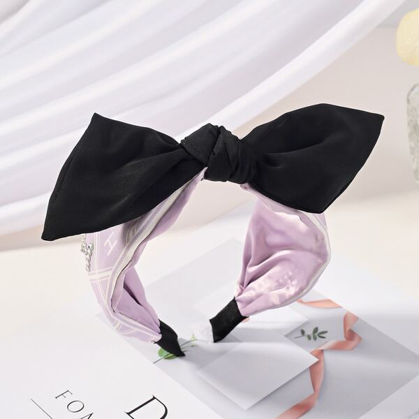 

Bow Knot Decor Headband, Multicolor