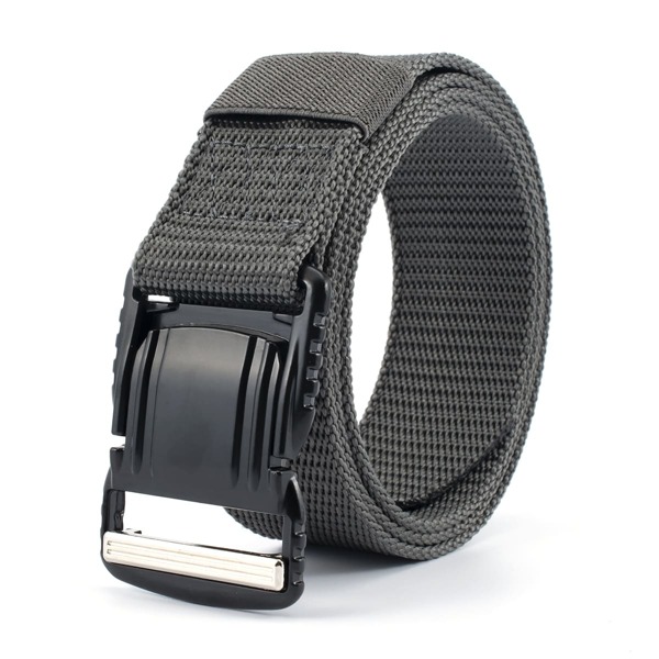 

Men Simple Tape Belt, Grey