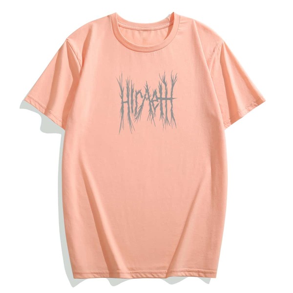 

Men Letter Graphic Tee, Coral orange