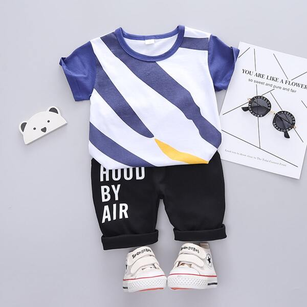 

Toddler Boys Graphic Tee & Letter Graphic Shorts, Multicolor