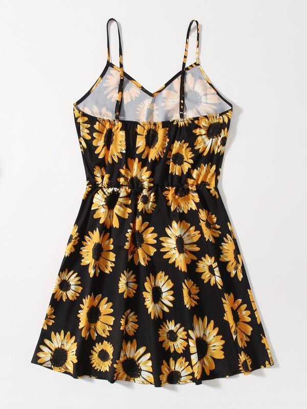 shein sunflower dress