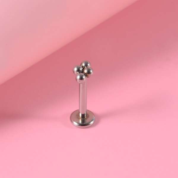 

Stainless Steel Lip Stud, Silver