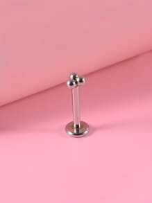 Piercing para labios de acero inoxidable, moda Punk, perfecto para mujeres y hombres, regalo de joyería corporal - Plateado - Ver 1