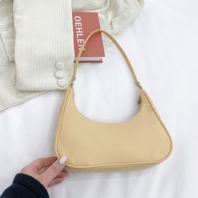 

Solid Baguette Bag, Yellow