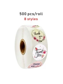 500入組印花貼紙 - 彩色 - 查看 2