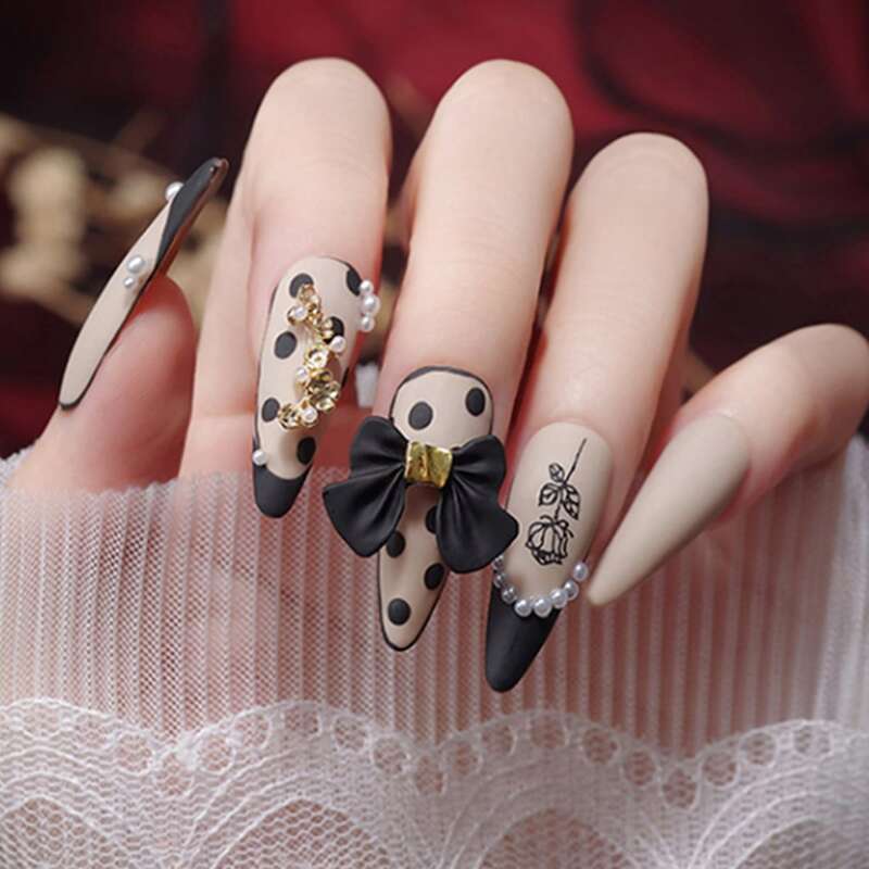 

1box Bow Nail Art Decoration, Multicolor