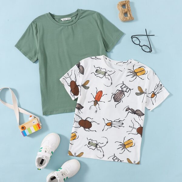 

Boys 2 Pack Short Sleeve Tee, Multicolor
