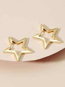 Hoa tai vòng trang trí sao - Vàng - Xem 2