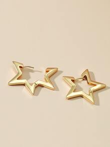 Hoa tai vòng trang trí sao - Vàng - Xem 3