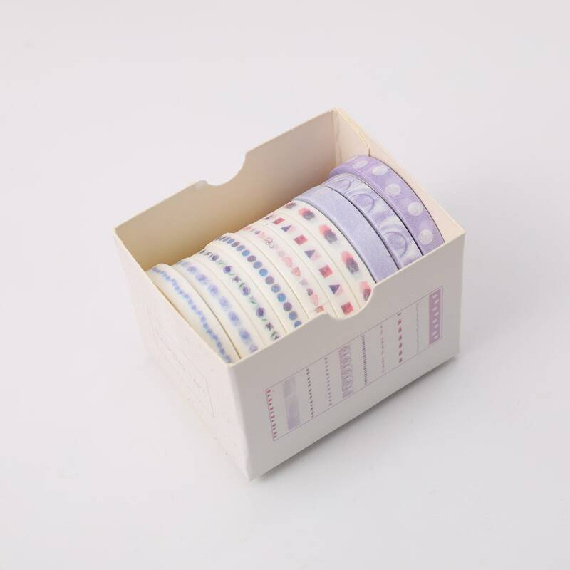 

10rolls Mixed Pattern Washi Tape, Multicolor