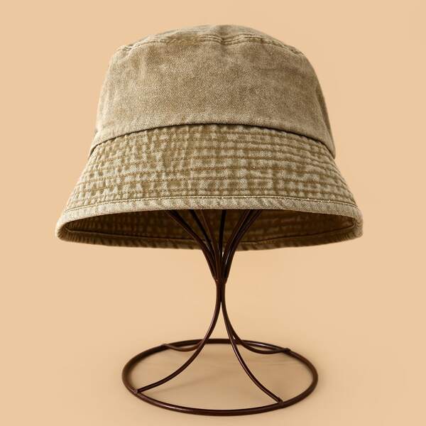 

Plain Bucket Hat, Khaki