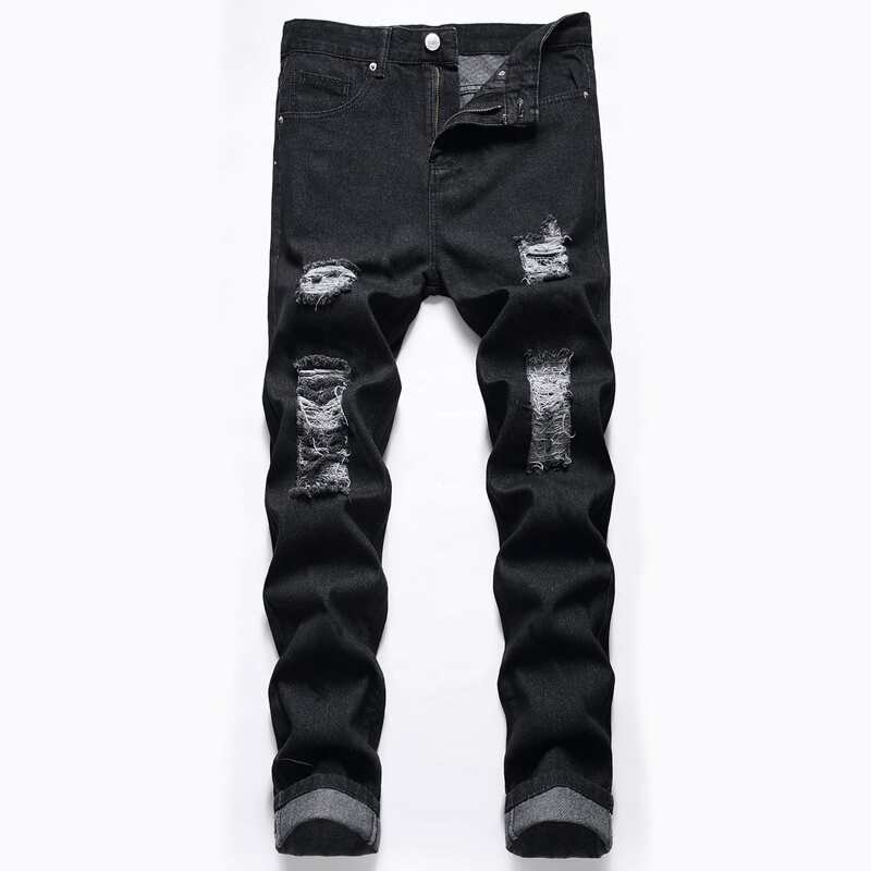 

Guys Ripped Jeans, Black